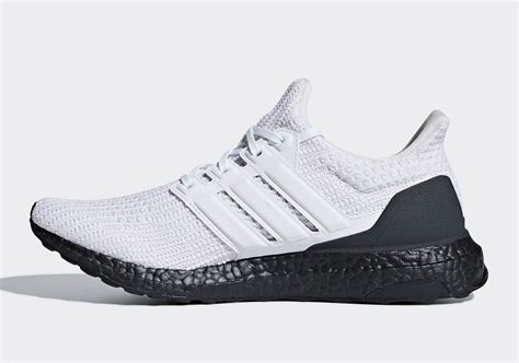 adidas boost white and black